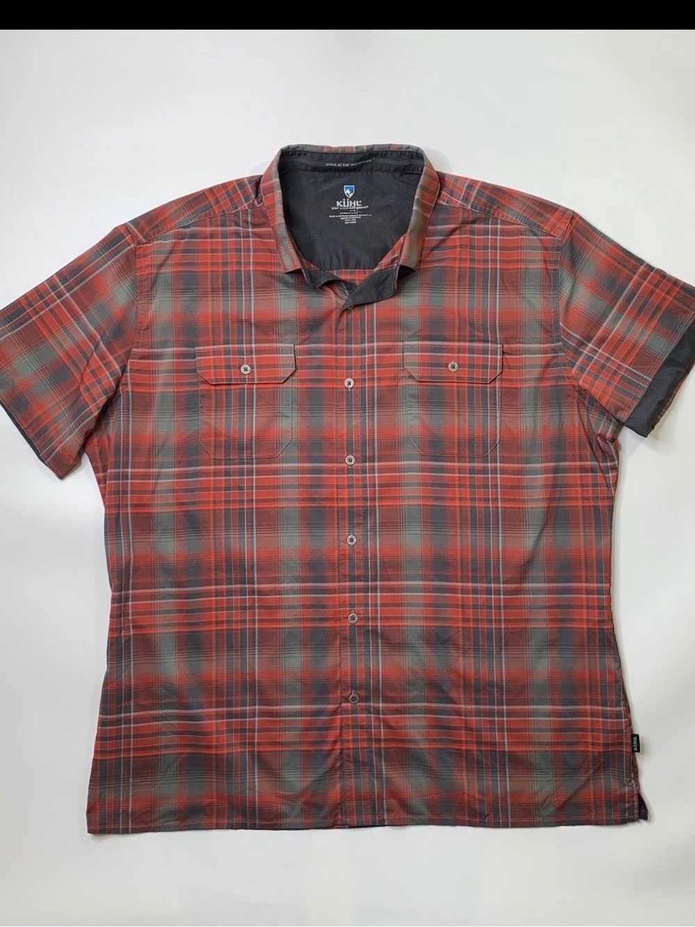 Kuhl Mens Paprika Gray Response Lightweight Performance Burton Down-Sz M